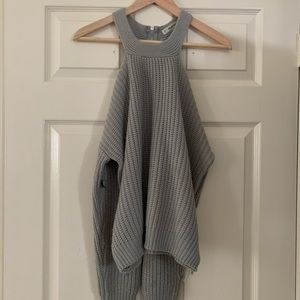 SOLD / Comfy Sweater with Cut Out Shoulders
